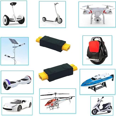 4 قطعة جديد ترقية XT60 موصل XT60 أنثى إلى أنثى موصل محول لاسلكي ل RC يبو FPV لعبة سيارة طائرة الطائرة بدون طيار بطارية ESC الخ XT60 ميناء التحويل in Kuwait