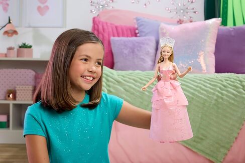 Mattel Universal Pictures’ Wicked Glinda Upland Fashion Doll with Removable Outfit & 7 Points of Articulation, Inspired by the Movie in Kuwait