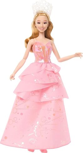 Mattel Universal Pictures’ Wicked Glinda Upland Fashion Doll with Removable Outfit & 7 Points of Articulation, Inspired by the Movie in Kuwait