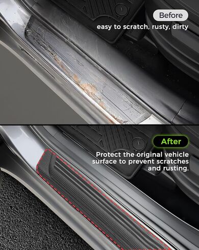 Floor Mats & Cargo Liner for Kia Sportage 2017-2022 (Gas ONLY) for Hyundai Tucson 2019-2021,All Weather Carpet Cargo Liner Door Sill Protectors 9 Pcs in Kuwait