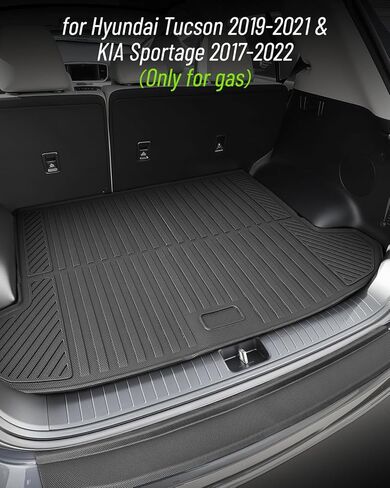 Floor Mats & Cargo Liner for Kia Sportage 2017-2022 (Gas ONLY) for Hyundai Tucson 2019-2021,All Weather Carpet Cargo Liner Door Sill Protectors 9 Pcs in Kuwait