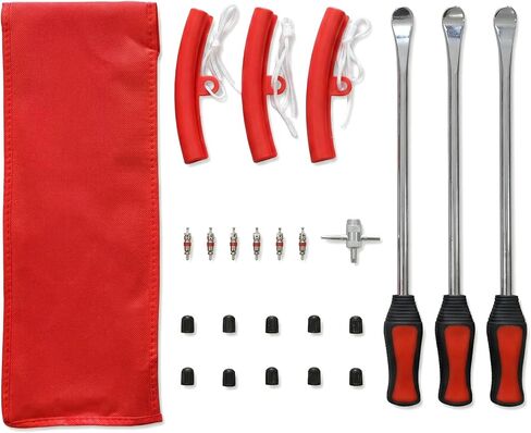 11.5" Tire Spoon Kit, 24pcs Tire Changing Tool for Motorcycle Dirt Bike Lawn Tractor Bicycle, Motorcycle in Kuwait