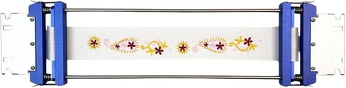 طوق تطريز حزام معدني من MagnaHoop مقاس 2.6 × 11.8 بوصة - 65 × 300 مم لآلات التطريز Brother PR1X PR620 PR650 PR670E PR680W PR1000 PR1050X PR1055X PR1060W، طوق حزام لأحزمة الكاراتيه، وأطواق الكلاب، والأوشحة in Kuwait