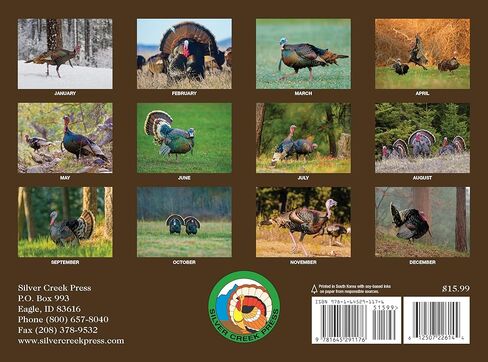 2026 Turkey Wall Calendar 13.5" x 20" (Open) Large in Saudi Arabia