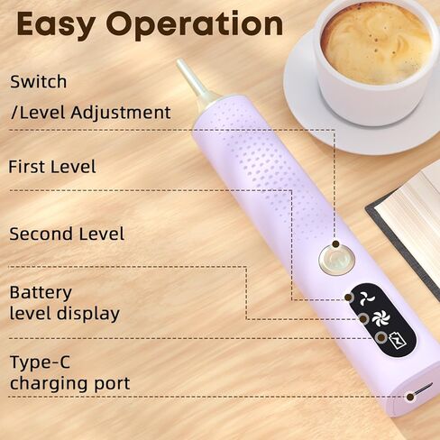 Electric Diamond Painting Pen, Vacuum Diamond Art Pens Cordless & Quiet, Adjustable Suction Mode, Diamond Painting Tool Supplies for Adults, Purple in Saudi Arabia