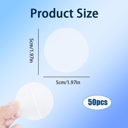 50 Pcs 1.97Inch Acrylic Circle Blanks,Clear Round Discs Ornament Blank for DIY Crafts, Coasters, Ornaments,Wedding School Projects in Kuwait
