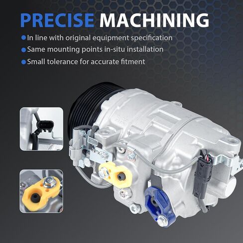 ضاغط تكييف الهواء مع قابض يناسب B-M-W 335i 435i 535i 640i M2 M3 X5 X6 3.0L 2010-2019 تكييف وضاغط للهواء مع قابض لـ CO 29221C in Kuwait