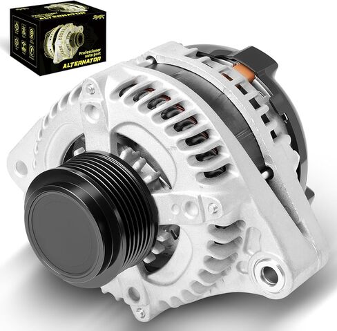 Oktiger 3.5L Alternator for Honda Accord Exl Touring 2013 2014 2015 2016 2017 Only for Automatic Tranmission, for Acura Rdx Base 2016-2018, V6 12V 135Amp CW 6-Groove Pulley OE 31100-5G0-A02, 11670N | Precision CNC castings + die-cast aluminum housing, Pur in Saudi Arabia