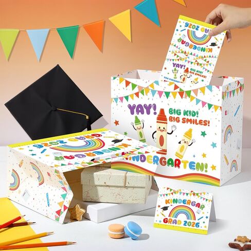 Class of 2026 Kindergarten Graduation Gift Bags for Kid Kindergarten Grad Wrapping Bag with Tissue Paper Card Large Individual Present Bag for Kindergartens Preschool Elementary Moving Up Ceremony in Kuwait