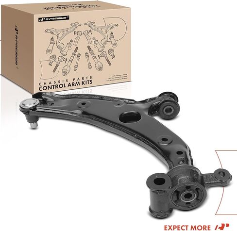 A-Premium Front Right Lower Control Arm, with Ball Joint & Bushing, Compatible with Mazda 3 2014-2018, 3 Sport 2014-2018 in Kuwait