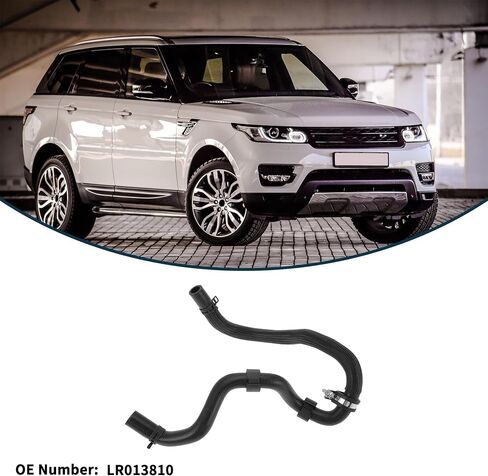 Radiator Hose Heater Hose Radiator Outlet Hose Pipe No.LR013810 for Land Rover for Range Rover Sport 5.0L 2010-2013 Rubber Coolant Pipe Black 1 Pc in Kuwait