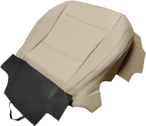 Driver Bottom Top Leather Perforated Seat Cover, Cover Replacement Tan Driver Side Seat Cover Compatible with 2015-2019 Subaru Outback Legacy in Saudi Arabia