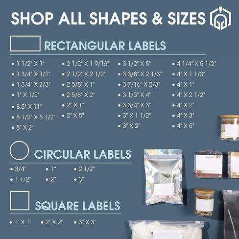 1 1/8" X 2 1/4" Oval Printable Labels for Inkjet and Laser Printers - 30 Sheets, 630 Total Custom Stickers for Product Labeling, Business Logos, Packaging Stickers - Spartan Industrial Template V002 in Kuwait