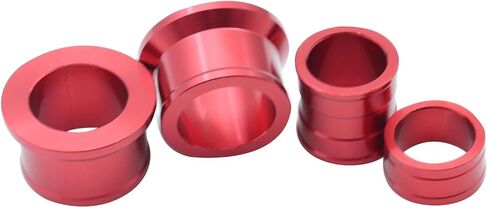 CNC الجبهة محور العجلة الخلفية فاصل لهوندا CR125R 250R 2002-2007 CRF250R 450R CRF250X CRF450X 2005-2020 distintivo (مجموعة حمراء-هوندا) in Saudi Arabia