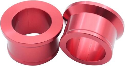 CNC الجبهة محور العجلة الخلفية فاصل لهوندا CR125R 250R 2002-2007 CRF250R 450R CRF250X CRF450X 2005-2020 distintivo (مجموعة حمراء-هوندا) in Saudi Arabia