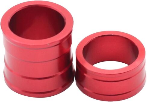 CNC الجبهة محور العجلة الخلفية فاصل لهوندا CR125R 250R 2002-2007 CRF250R 450R CRF250X CRF450X 2005-2020 distintivo (مجموعة حمراء-هوندا) in Saudi Arabia