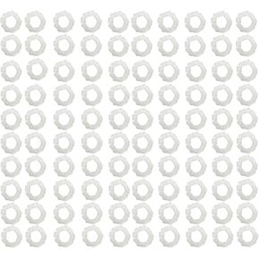 100Pcs Disposable Steering Wheel Covers – Clear Plastic Protective Wrap for Auto Repair, Detailing, Rental | Universal Steering Wheel Protector. in Saudi Arabia
