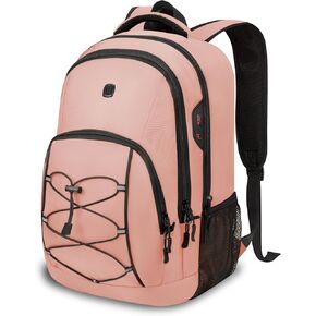 Goloni Laptop Backpack for Men Women, 17 Inch Travel Backpack with USB Charging Port, Water Resistant Lightweight Backpack with Compartments, 30L Casual Daypack,Purple in Saudi Arabia