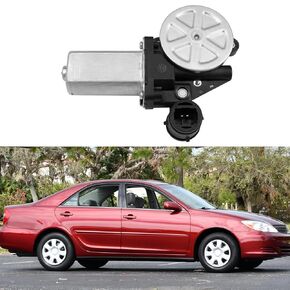 متوافق مع محرك نافذة الطاقة Toyota Camry 2002-2006 RAV4 2001-2005 Highlander 2001-2007 Scion xA 2004-2006، محرك النافذة لجانب الركاب الأمامي، مقابس ثنائية الدبوس، استبدل 85710-42070 in Kuwait