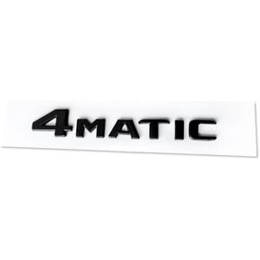 سيارة ثلاثية الأبعاد 4MATIC ABS حرف شعار استبدال شارة السيارة الشارات شعار الجذع الديكور شعار تعديل صالح لمرسيدس بنز (الفضة) in Kuwait