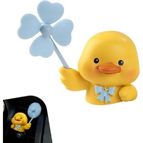1 PC Cute Duck Car Air Vent Clip, Animal Air Fresheners Clip, Rotating Windmill Dashboard Vent Trim Aroma Diffuser Outlet Decoration Accessories, Universal for Most Cars in Saudi Arabia