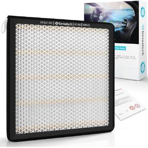 HEPA Cabin Air Filter with Activated Carbon Bean, Tested 99.95% Filtration, Zero deformation, CF11809 for Cadillac Escalade; Chevrolet Silverado, Suburban, Tahoe; GMC Sierra, Yukon, Yukon XL in Saudi Arabia
