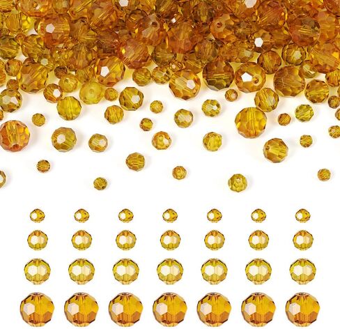 4 Strands Faceted Glass Beads Crystal 3/4/6/8mm Rondelle Transparent Glass Loose Spacer Beads for DIY Bracelet Necklace Wristband Keychain Jewelry Craft Making, Pale Violet Red in Kuwait