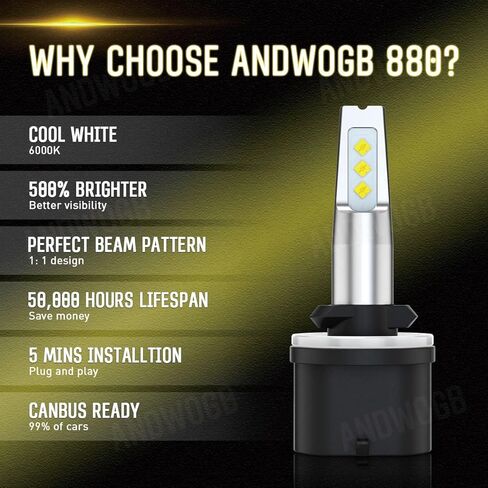 880 884 885 Headlight Bulb compatible for Bobcat Toolcat 5600 & 5610,Fog light for Motorcycle ATV UTV Off Road,Plug and Play,2PCS in Saudi Arabia