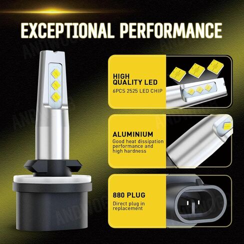 880 884 885 Headlight Bulb compatible for Bobcat Toolcat 5600 & 5610,Fog light for Motorcycle ATV UTV Off Road,Plug and Play,2PCS in Saudi Arabia