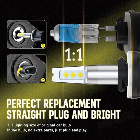 880 884 885 Headlight Bulb compatible for Bobcat Toolcat 5600 & 5610,Fog light for Motorcycle ATV UTV Off Road,Plug and Play,2PCS in Saudi Arabia