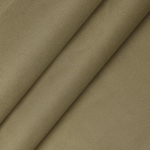 Foreate Waterproof Canvas Fabric by The Yard 600D Fade & UV Resistant Indoor Outdoor Oxford Fabric 58" W Upholstery Polyester Material for Patio Chairs Tent Camping DIY, 1 Yard Khaki in Saudi Arabia