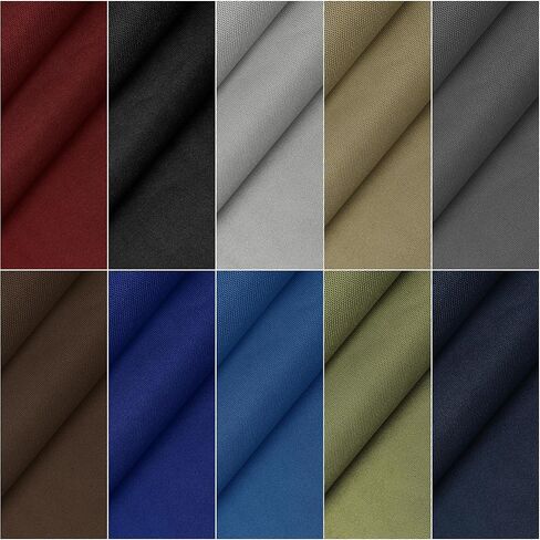 Foreate Waterproof Canvas Fabric by The Yard 600D Fade & UV Resistant Indoor Outdoor Oxford Fabric 58" W Upholstery Polyester Material for Patio Chairs Tent Camping DIY, 1 Yard Khaki in Saudi Arabia