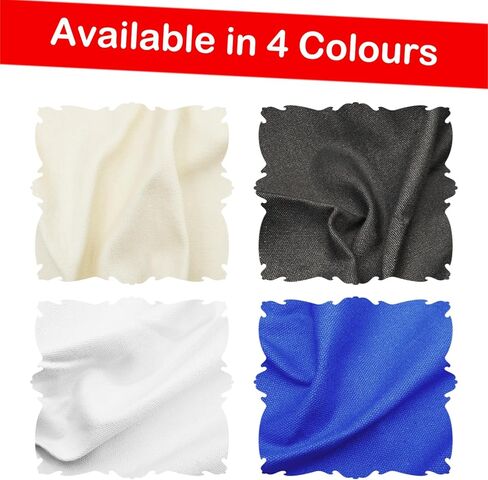 Cotton Canvas Fabric by The Yard: 10oz Duck Fabric 59 x 36 Inch for Sewing, Arts, Crafts, Embroidery, Handmade Decor - 1 Yard Long 60" Wide(White) in Saudi Arabia