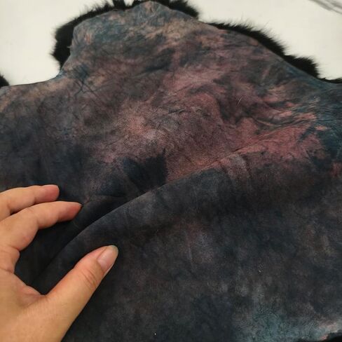Bulk Craft Rabbit Skin Fur Pelt (5-Pack) - Premium Rabbit Pelts Fur Hide for Decor, Cat/Dog Toys, Sewing & Crafts Dye Black in Saudi Arabia