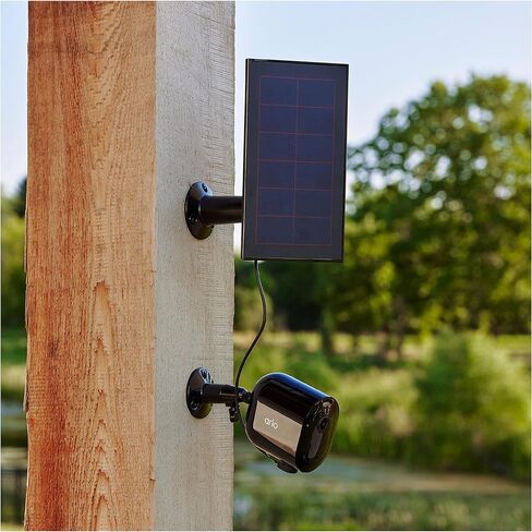 Arlo Solar Panel Charger VMA5600B Works with Arlo Pro 5S 2K, Pro 4, Pro 3, Floodlight, Ultra 2, Ultra, and Go 2 Cameras (Renewed) in Kuwait
