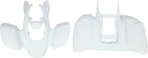 HECASA Front & Rear Fenders Compatible with 1999-2004 Honda TRX 400EX Mud Guard Kit ABS Plastic -White in Kuwait