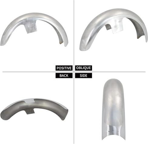 Motorcycle Front Fender Mudguards Fit for Harley Bagger Touring Road King Electra Glide Street Glide FLHR FLHX (Unpainted, for 19inch 120 / R19 Wheel) in Kuwait