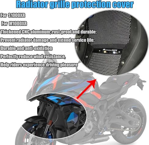 For S1000XR M000XR S 1000 XR M1000 XR 2025 Aluminum Alloy Modified Radiator Grille Guard Protector s 1000 xr s1000 xr s 1000xr s1000xr m1000xr 2020-2025 Motorcycle Parts (S1000XR) in Kuwait