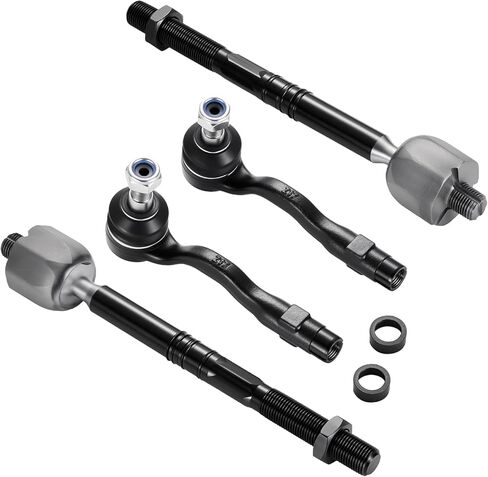 4PCS ES80116 EV80147 Inner and Outer Tie Rod End kit Compatible with BMW X3 2011-2017 in Kuwait