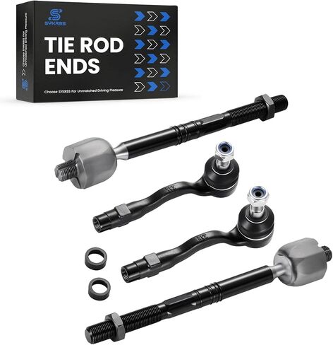4PCS ES80116 EV80147 Inner and Outer Tie Rod End kit Compatible with BMW X3 2011-2017 in Kuwait