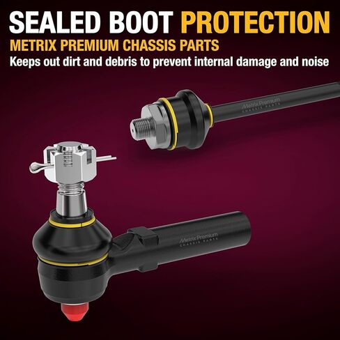 Metrix Premium Chassis Parts - Front Left Tie Rod End Assembly Fits 2016-2019 BMW X1, 2018-2019 BMW X2, 2016-2019 Mini Cooper, 2016-2019 Mini Cooper Clubman, 2017-2019 Mini Cooper Countryman in Kuwait