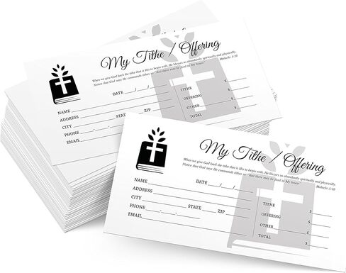 500 Church Offering | Tithe Donation Envelopes in Saudi Arabia