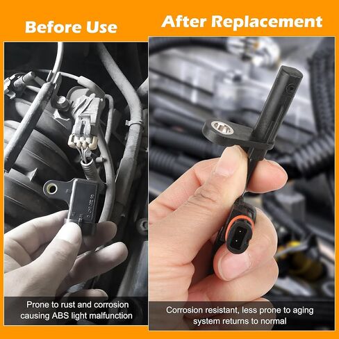 4 Pcs ABS Wheel Speed Sensor Compatible with Chrysler 300-2005-2010 Dodge Magnum - 2005-2008 Dodge Challenger - 2008-2010, Replacement for 4779244AC, 4779247AA, Front and Rear in Saudi Arabia