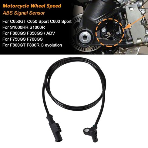 Motorcycle Wheel Speed Sensor ABS Brake Sensor Wire for BMW C650GT S1000RR S1000R F850GS F800GS F800GT F750 F650 2010-2018 in Saudi Arabia