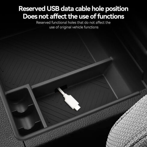 Center Console Organizer Fits Toyota 4Runner Accessories 2025 2026 Storage Box with Coin Slot Tray Divider Automotive Middle Consoles Organizers in Saudi Arabia