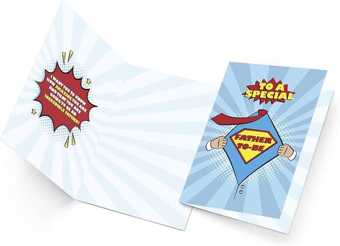 Prime Greetings Father's Day Card For Father To Be, Expecting Dad, Expectant Fathers, Dad To Be, Made in America, Eco-Friendly, Thick Card Stock with Premium Envelope, Packaged in Protective Mailer in Saudi Arabia