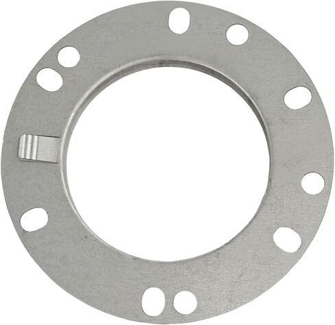 6 Bolt Horn Button Retainer Ring, 70mm Steering Wheel Mounting Plate, Universal Steering Wheel Hub Adapter Installation Kit, Silver Steel Ring for Aftermarket Steering Wheels (1-Pack) in Saudi Arabia