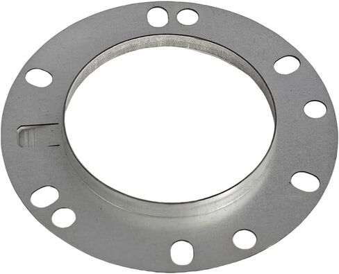 6 Bolt Horn Button Retainer Ring, 70mm Steering Wheel Mounting Plate, Universal Steering Wheel Hub Adapter Installation Kit, Silver Steel Ring for Aftermarket Steering Wheels (1-Pack) in Saudi Arabia