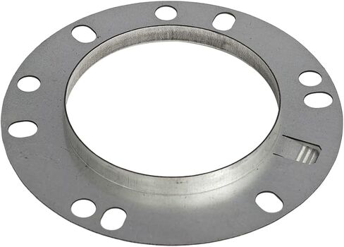 6 Bolt Horn Button Retainer Ring, 70mm Steering Wheel Mounting Plate, Universal Steering Wheel Hub Adapter Installation Kit, Silver Steel Ring for Aftermarket Steering Wheels (1-Pack) in Saudi Arabia