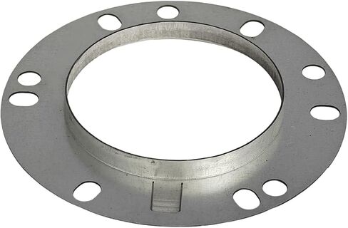 6 Bolt Horn Button Retainer Ring, 70mm Steering Wheel Mounting Plate, Universal Steering Wheel Hub Adapter Installation Kit, Silver Steel Ring for Aftermarket Steering Wheels (1-Pack) in Saudi Arabia